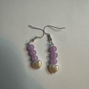 Handmade crystal earrings